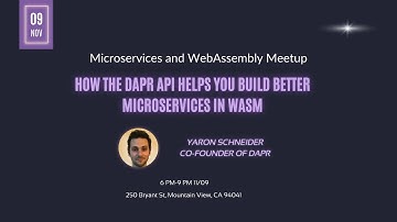 Better WebAssembly Microservices with Dapr