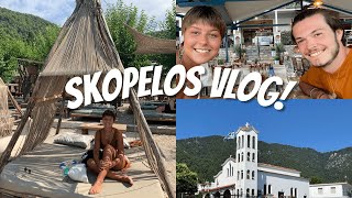 ISLAND HOPPING GREECE - SKOPELOS VLOG! *mamma mia island*