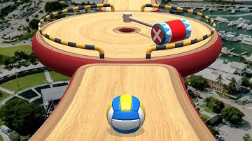 Rolling Balls 3D Sky Race Speedrun Gameplay Max Level 21