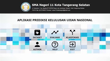 1411500398 - IMPLEMENTASI K-NEAREST NEIGHBOR & MANHATTAN DISTANCE UNTUK MEMPREDIKSI KELULUSAN UN