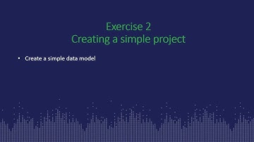 Jet Analytics Basic - Exercise 2 Creating a simple project pt2