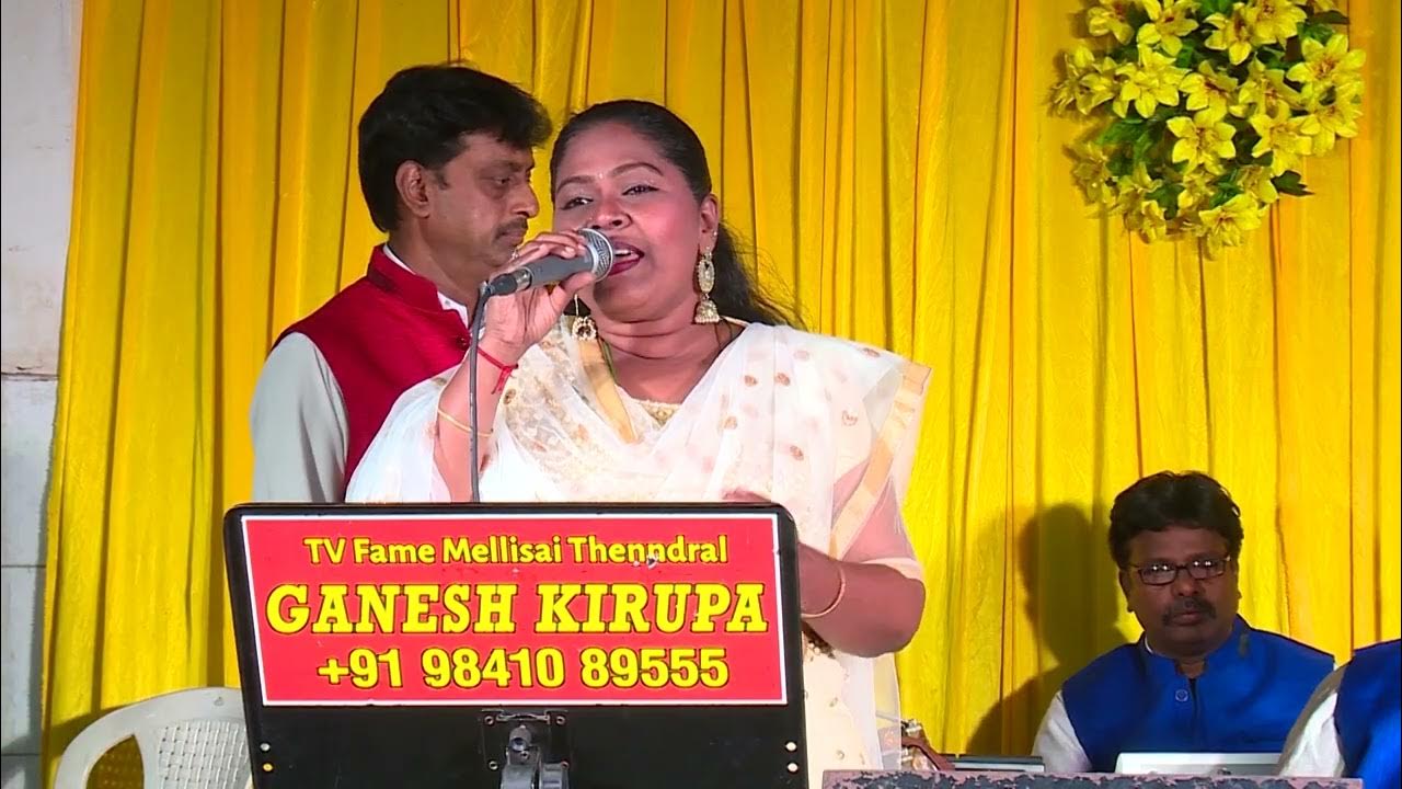 SOLLA CHOLLA INIKKUTHADA by Super Singer FARIDHA in GANESH KIRUPA Best Light Music Orchestra