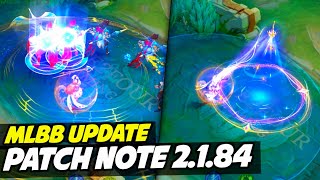 ODETTE RUBY ADJUSTED |  EUDORA BALMOND HIRARA BUFF |  ZHUXIN NERF | PATCH NOTES 2.1.84