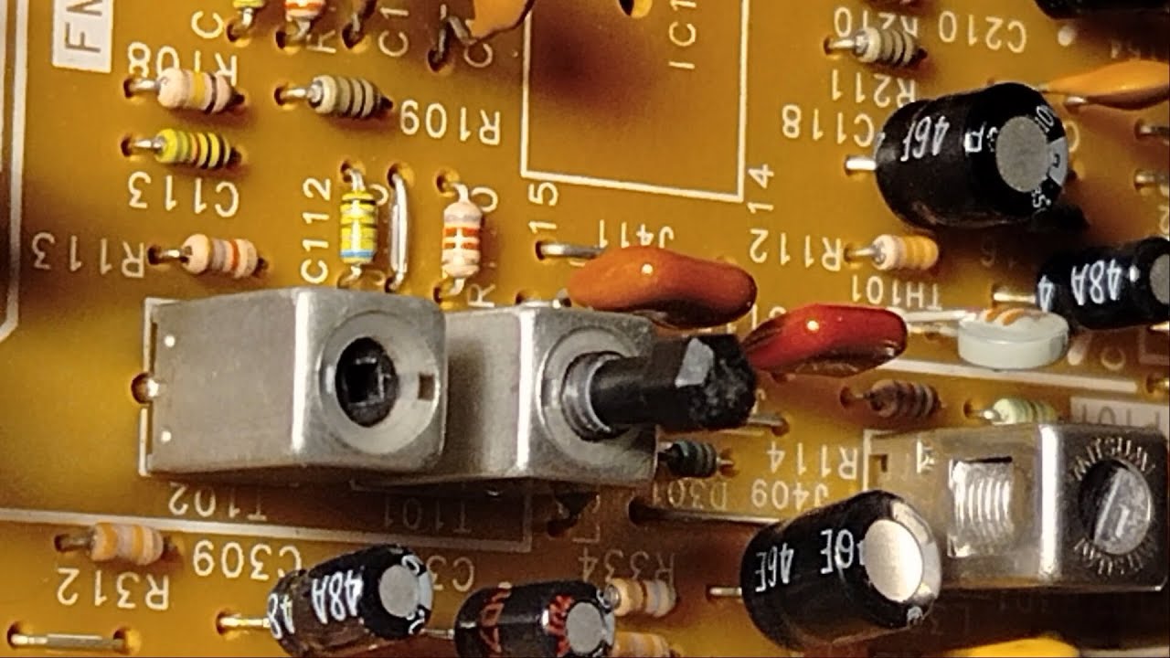 Naprawa tunera Technics ST-GT650 Regeneracja T101 i T102