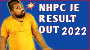 Nhpc je result out 2022 | nhpc result |SHAILESH SHIKSHA|