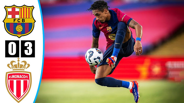 Barcelona vs AS Monaco I Highlights & All Goals | Joan Gamper Trophy 2024 HD
