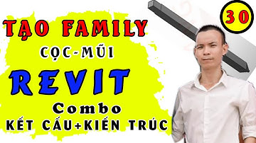 Tạo family móng cọc trong Revit | Tự học revit | Revit kết cấu | Revit kiến trúc | BIM Edu #30