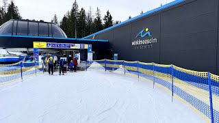 Skigebiet Winklmoosalm - Steinplatte / Ski fahren / 10.02.2024
