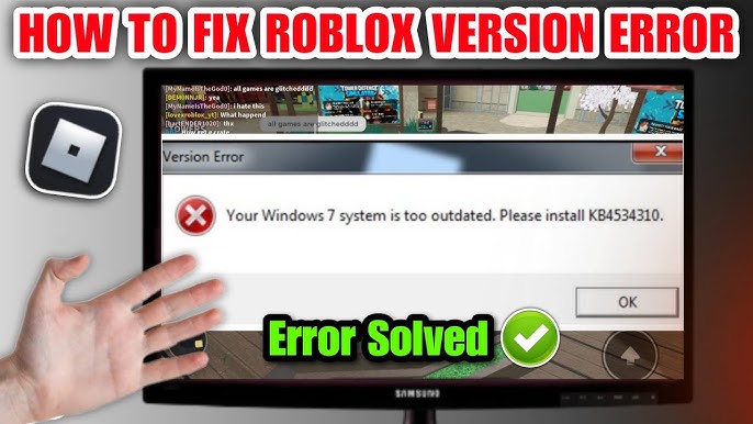 ERRO ROBLOX KB4534310 COMO RESOLVER ! (WINDOWS 7) 