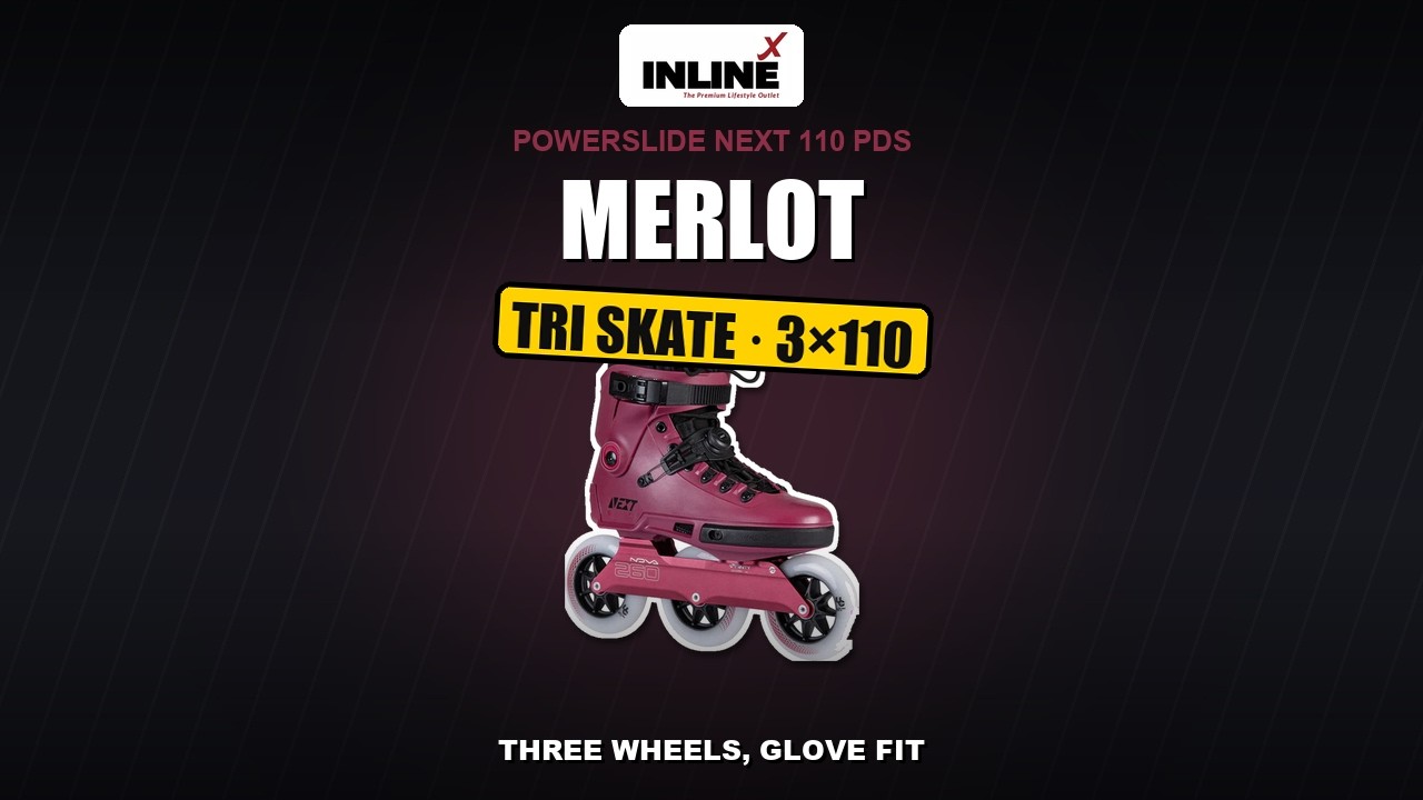Powerslide Next 110 PDS Merlot — Three Wheels, One Glove Fit