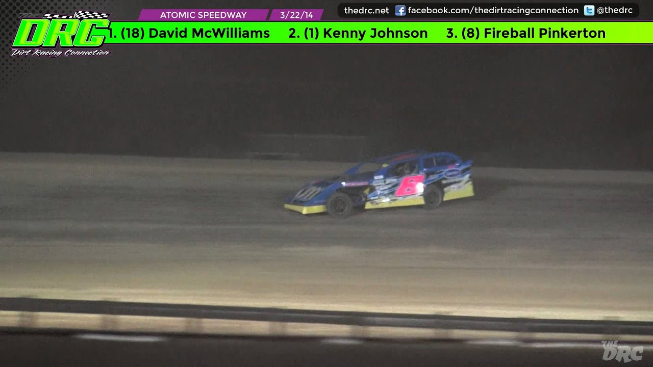 Atomic Speedway | 3.22.14 | AMRA Modified Feature - YouTube