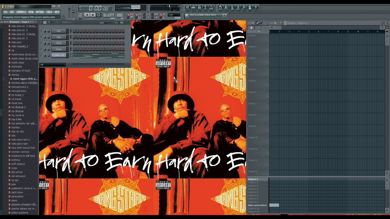 FL Studio Tutorial: Gang Starr - Code of the Streets