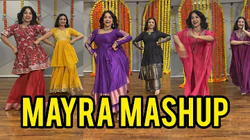 MAYRA MASHUP ROCKING FAST DANCE INVITING MAMA fmly WEDDING DANCE #sangeet #Mayra #bhaath 9825373973