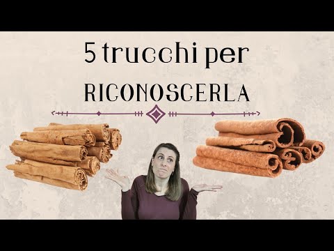 Video: Come Distinguere La Cannella