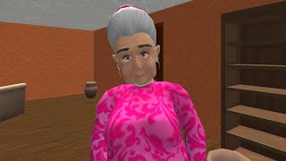 Granny Neighbor Scary Neighbor Secret 3D Mod - Level 1 - Gameplay screenshot 1