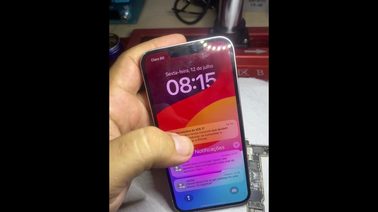 iPhone 13 sem serviço falha no chip