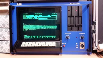 PPG Waveterm B booting and sample loading