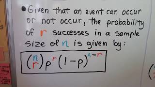Algebra II  15.7c, Extension: Binomial Probability