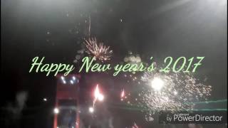 Tahun baru 2017 di jembatan ampera palembang