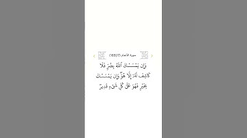 سورة الأنعام ١٧