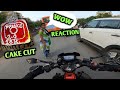Finaly cake 🎂 cut ho Gaya 🥰 || girl reaction 😍