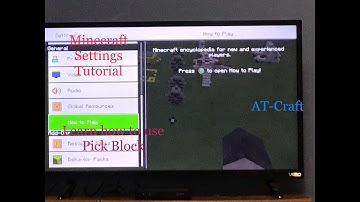 Minecraft Settings Tutorial: Pick Block