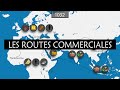 Lhistoire des routes commerciales  rsum sur cartes