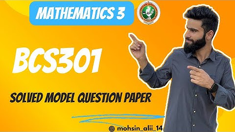 BCS301 MODULE 1 Solved Model Question Paper |Q.No 2(a) Probability Distribution