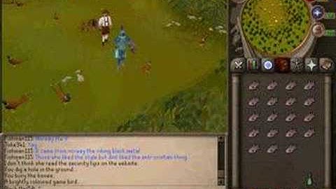 runescape random events (the freaky forester)
