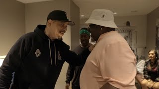 Cedric The Entertainer Backstage w/ Ice T & Russell Peters at The Kia Forum The F.OR.C.E. Tour