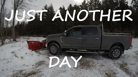 2019 FORD F-350 PLOWING BIG SNOW