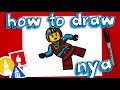 How To Draw Nya From Ninjago