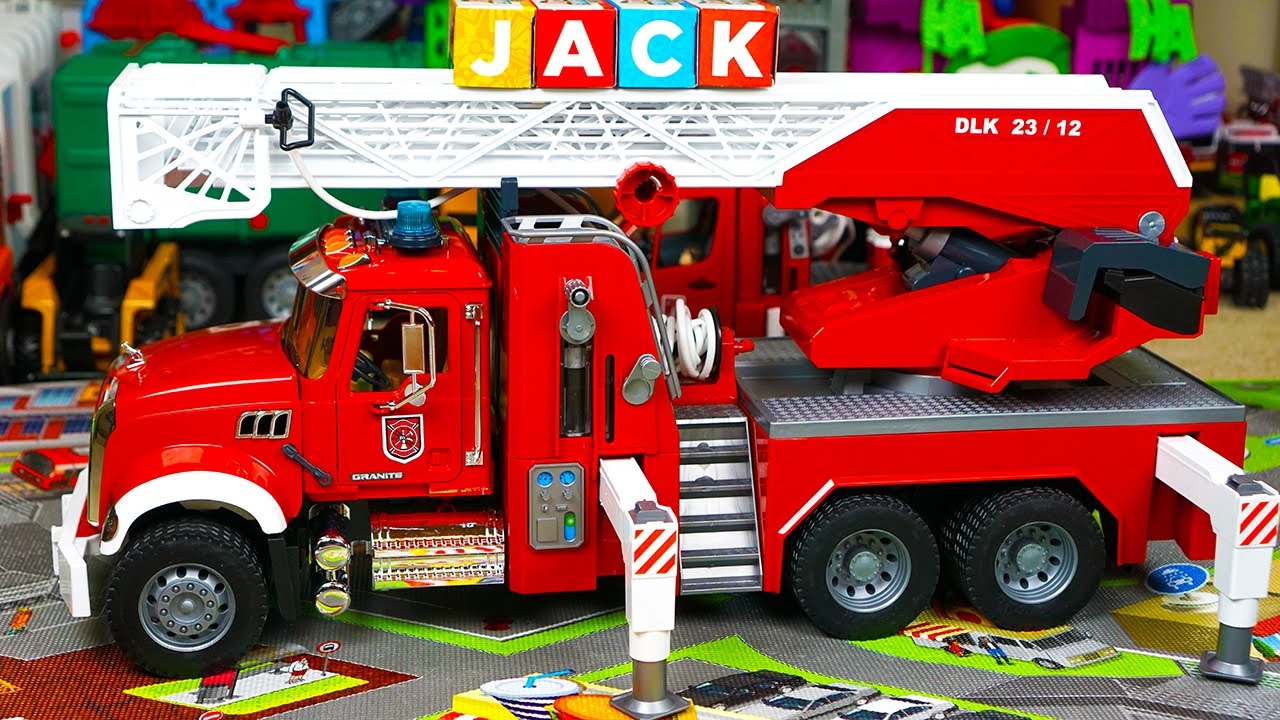 fire truck toy videos for toddlers