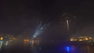 Malta Fireworks Festival 2018  Final display in Valletta, Grand Harbour