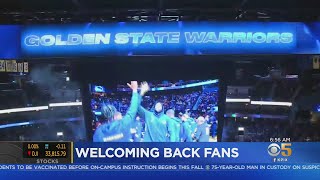 FANS RETURN: Steph Curry and Golden State Warriors set to welcome back fans for the first time