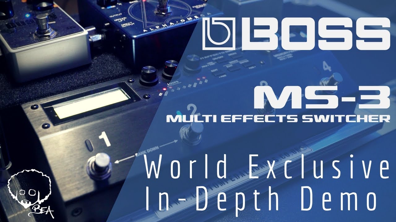 BOSS MS Multi Effects Switcher Review   YouTube