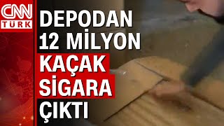 Adana'da kaçak sigara operasyonu! 12 milyon 150 bin kaçak sigaraya el konuldu