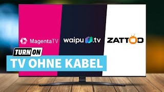 Jetzt TV übers Internet! MagentaTV, Waipu.tv und Zattoo im Vergleich