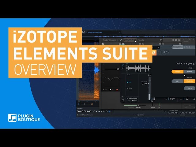iZotope Elements Suite | RX, Ozone, Neutron, Nectar - YouTube