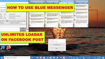 HOW CAN USE BLUE MESSENGER FACEBOOK UNLIMITED LODER AUTO TYPER AUTO CLICKER FB COMMENT HINDI