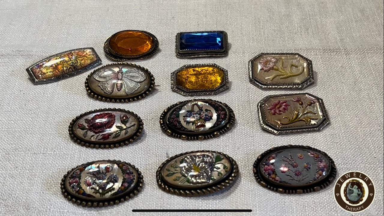 Красота инталии. Эссекский хрусталь. Goofus glass. Обратная инталия ?Чехословакия? Что-же это?