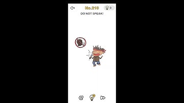 Do Not Speak Brain Out Level 210