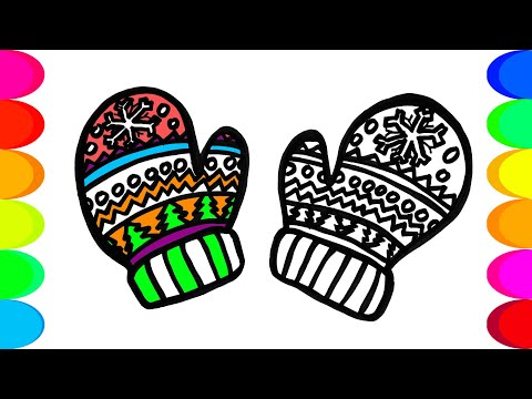 როგორ დავხატოთ ხელთათმანი