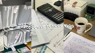 productive days ☕️ study vlog - studying for exams, school, Daiso shopping, lots of coffee & more!