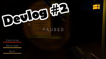 Horror game - Devlog #2