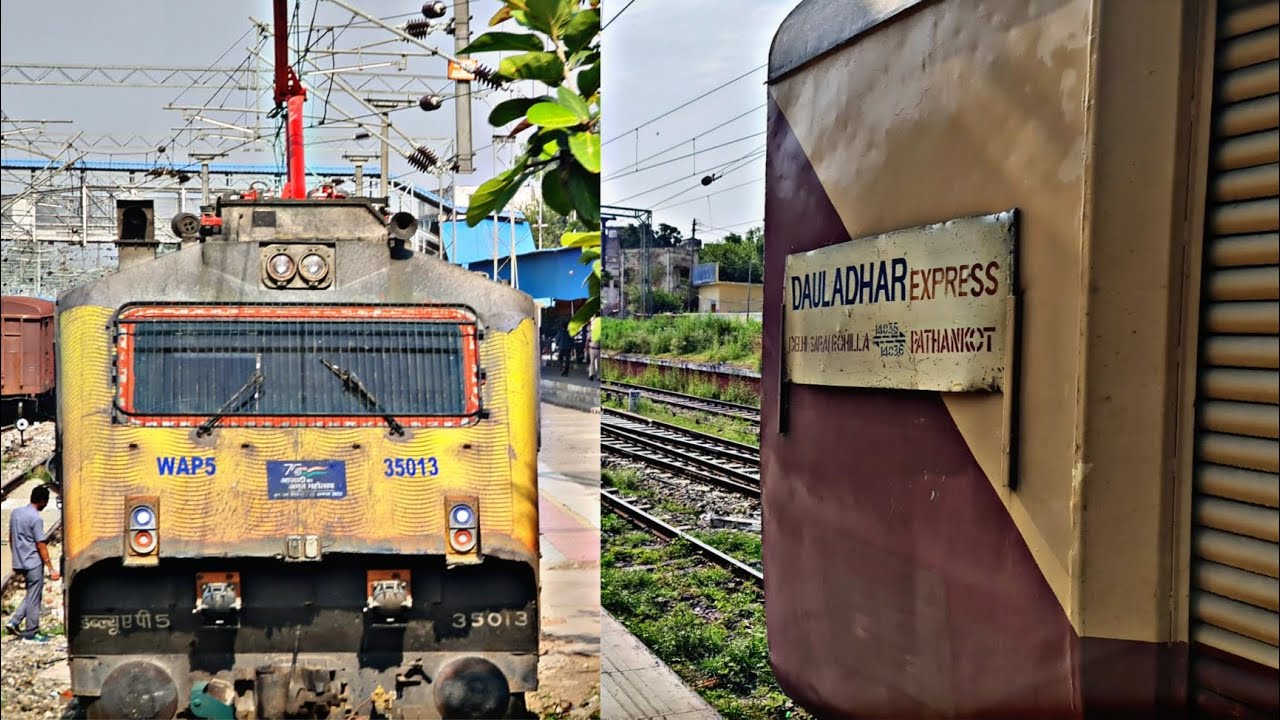 Tejas Rohilla Journey Behind TEJAS WAP-5 | Delhi Sarai Rohilla to Pathankot ...
