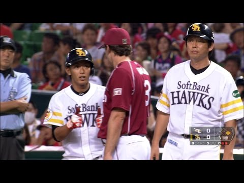 【プロ野球パ】「今宮サン、ダイジョブデスカ？」エバンスの気遣い  2014/08/13 H-E