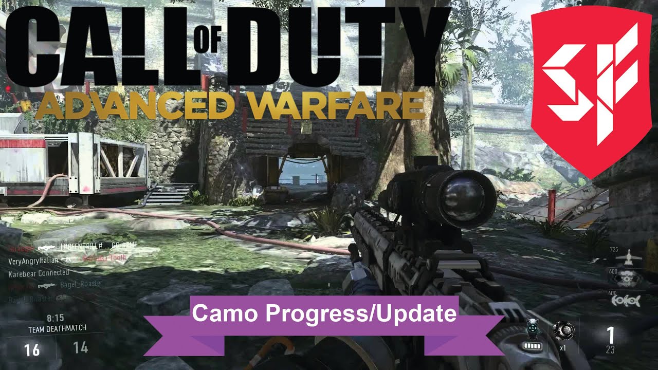 Call Of Duty Advanced Warfare Camo Progress/Update YouTube
