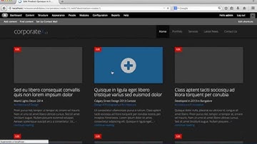 Corporate X 3 Drupal Theme - Contextual Content Edition