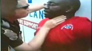 Oklahoma Highway Patrol fight with EMT